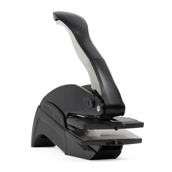 Front angled view of the Mulhany Rectangular Return Address Embosser