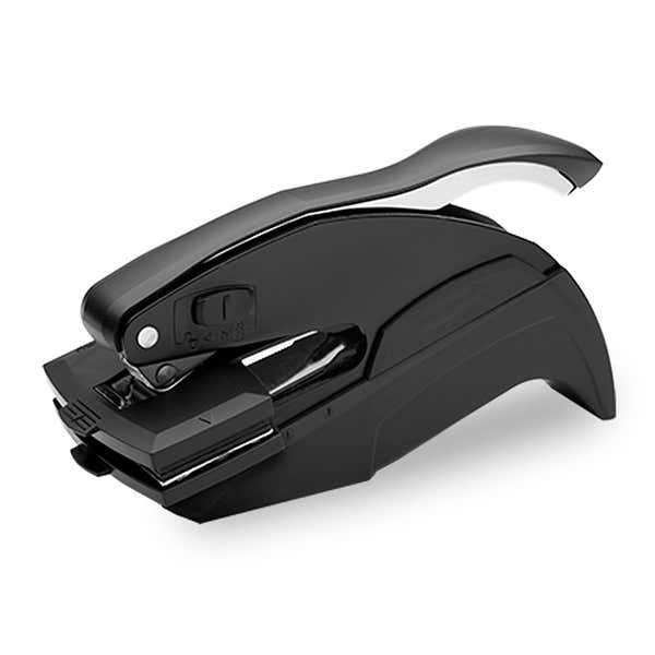 Side Angle View of Rectangular Plate Embosser