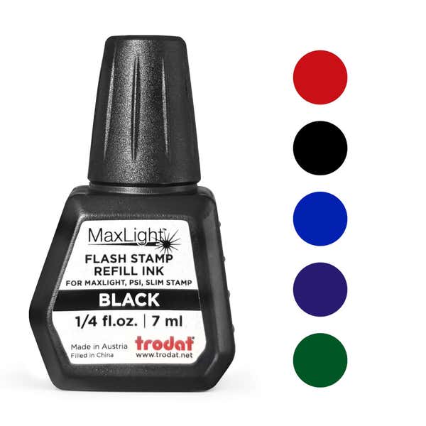 Pre-Inked Stamp Ink Refill, 1/4 oz Bottle | Ultimark