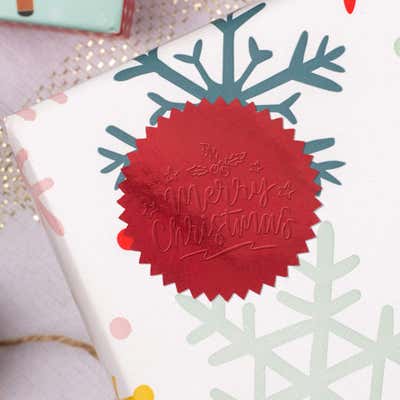 Merry Christmas Holly Holiday Embosser - alternate view