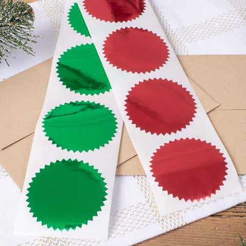 Color Embossing Foil Stickers