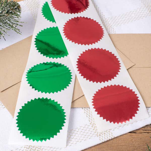 Color Embossing Foil Stickers