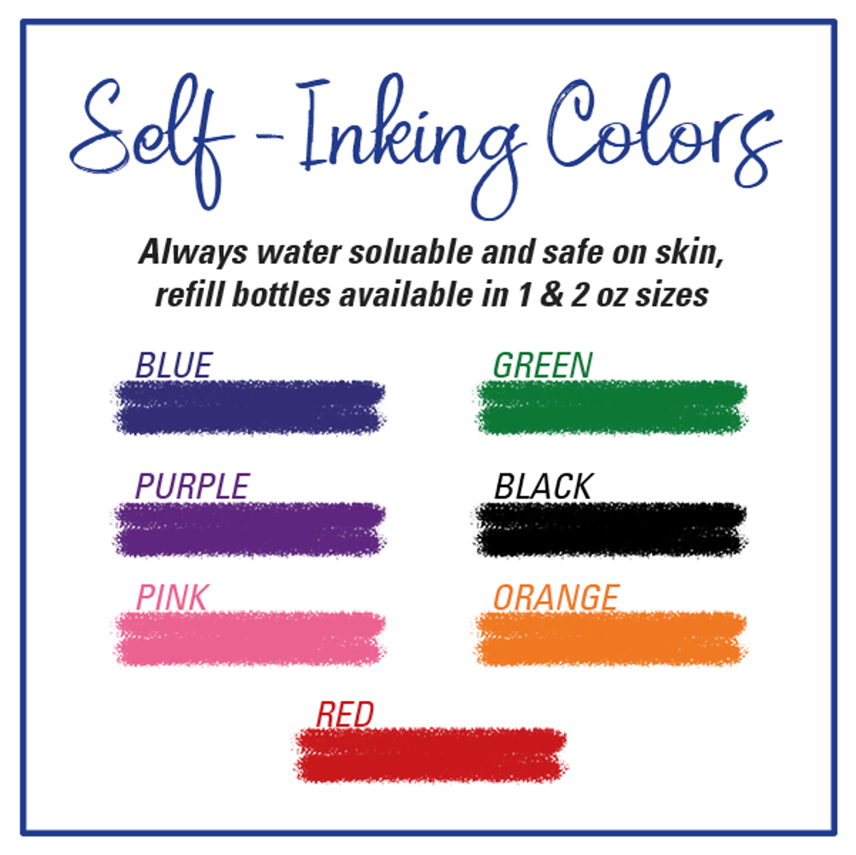 Self Inking Colors
