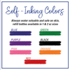 Self Inking Colors