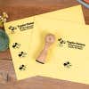 Steamboat Willie Envelope Accent Craft Stamp Stamped on Yellow Envelope