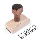 Traditional 1/2" x 2" Hand Stamp