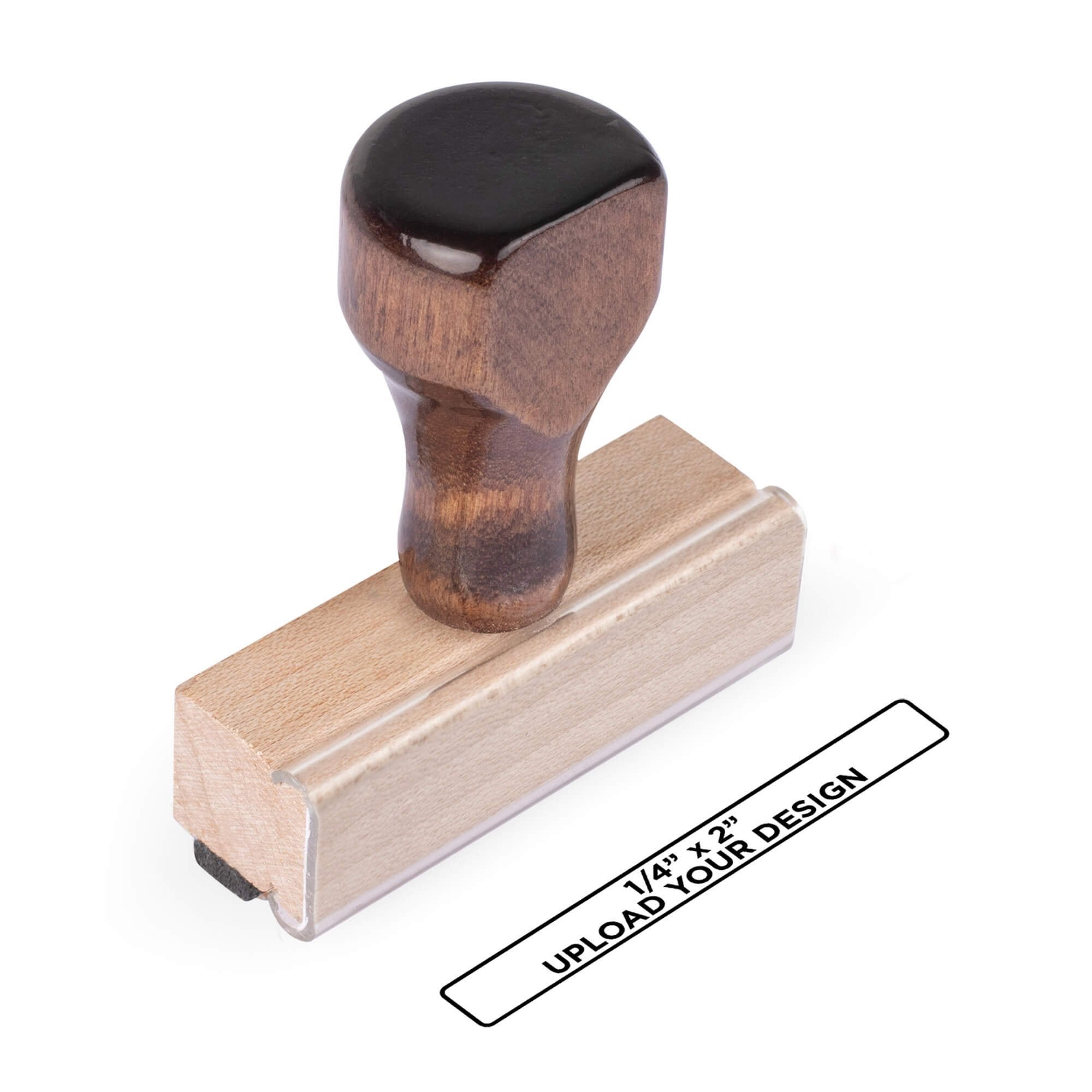 Traditional 1/4" x 2" Hand Stamp