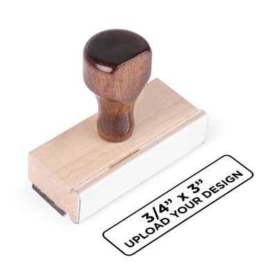 3/4" x 3" Hand Stamp