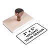3 inch x 5 inch Custom Hand Stamp
