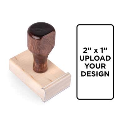 Traditional 2" x 1" Hand Stamp