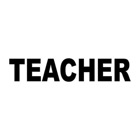 Bold Teacher Labeling Stamp