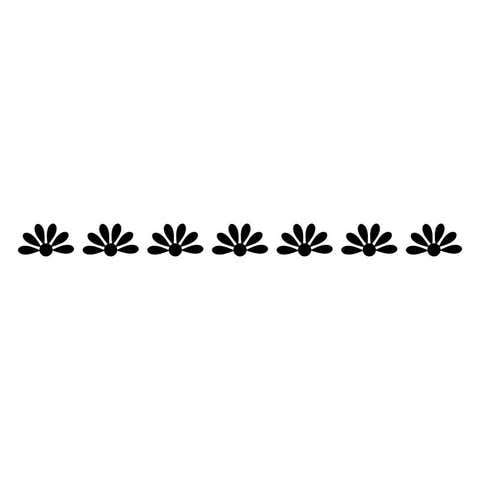 Daisy Chain Border Stamp