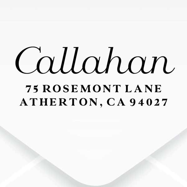 Classic Italic Address Stamp