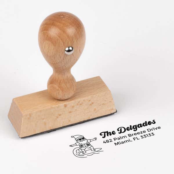 Wood handle stamp 