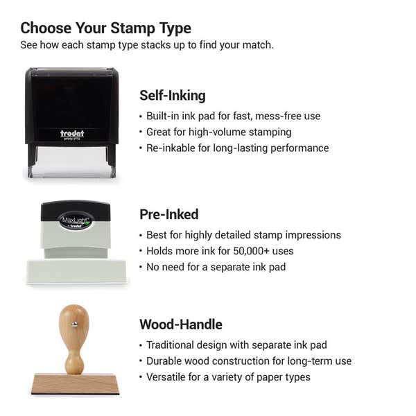 Stamp body option for teacher stamps