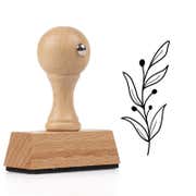 Elegant Botanical Branch Envelope Accent Craft Stamp