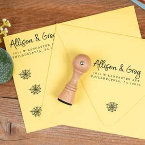 Spider Web Envelope Craft Stamp