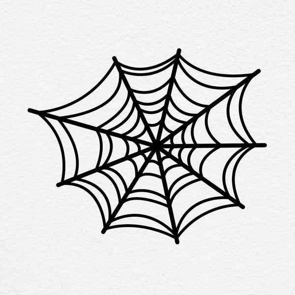 Spider Web Envelope Craft Stamp