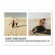 Simple Save The Date Magnet