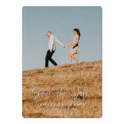 Vertical Photo Save The Date Magnet