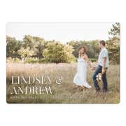 Horizontal Photo Save The Date Magnet