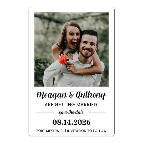 Getting Married Save The Date Magnet