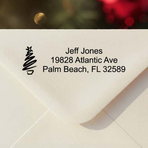 Choose Your Icon Custom Holiday Stamp
