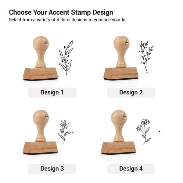 Floral Accent Stamp Choose your Design