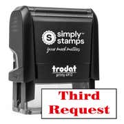 Third Request Office Stamp