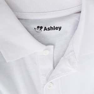 Gallopin’ Goucho Custom Clothing Stamp Impression on White Polo Shirt