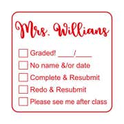 Teacher Submission Stamp