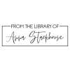 Trendy Script 'From the Library of' Teacher Stamp