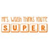Custom Game Tile Inspired 'You're Super' Teacher Stamp