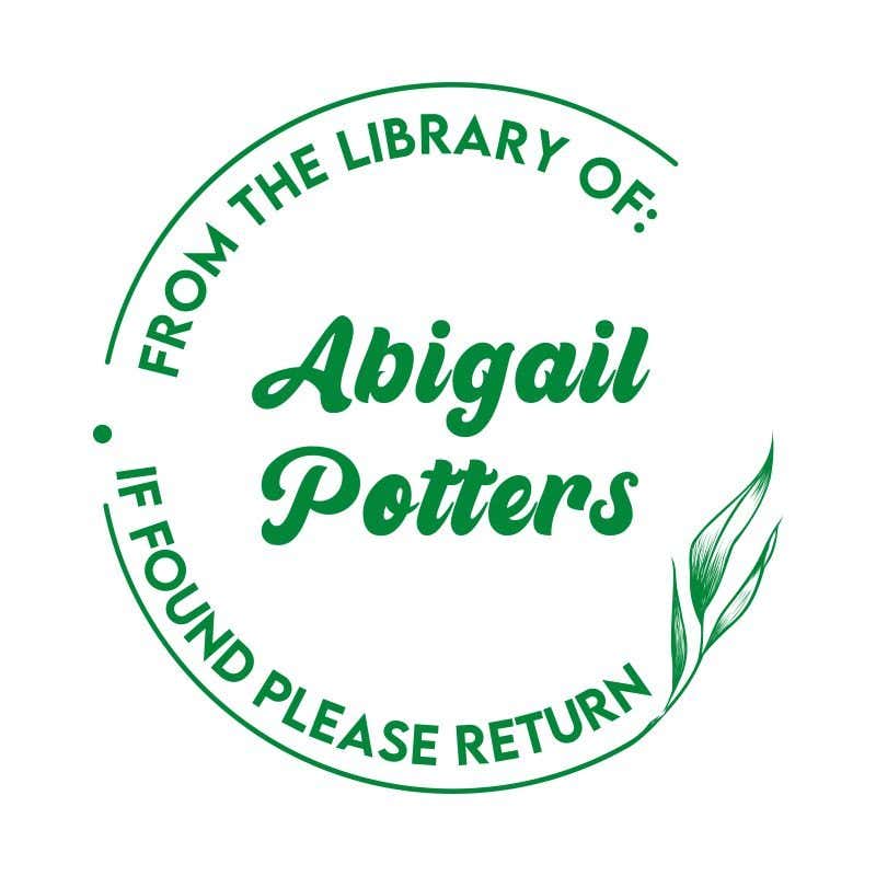 From the Library of Retro Branch Teacher Stamp
