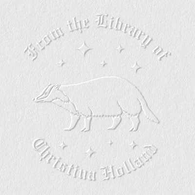 Custom Book Embosser - Honey Badger - alternate view