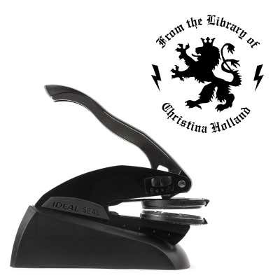 Custom Book Embosser - Lion's Pride - alternate view