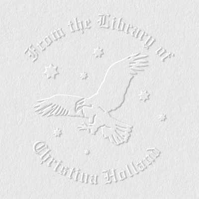 Custom Book Embosser - Star Raven - alternate view
