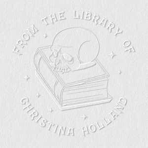Book With Skull Custom Book Embosser