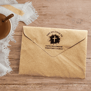 Belongs to Religious Stamp Envelope