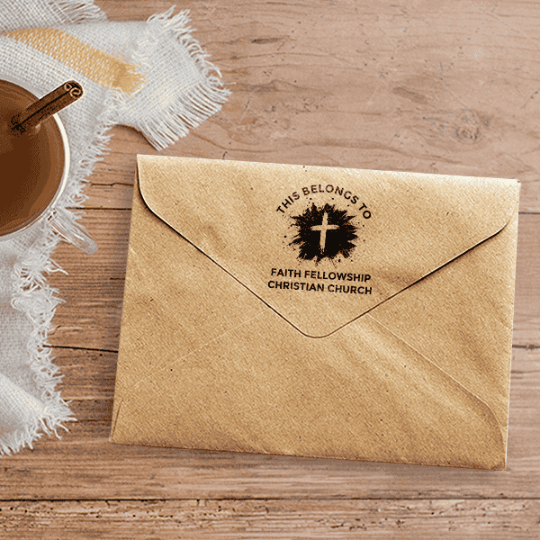 Belongs to Religious Stamp Envelope