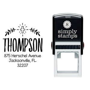 Custom Botanical Religious Stamp Lifestyle