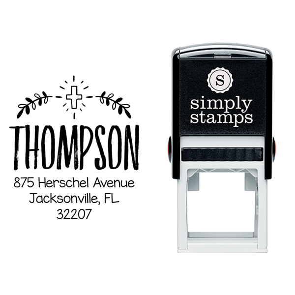 Custom Botanical Religious Stamp Lifestyle