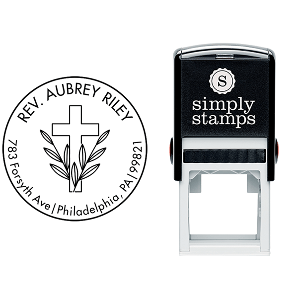 Circle Cross Religious Stamp Lifestyle