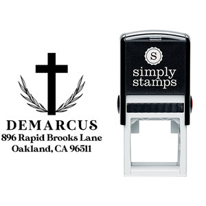 Cross Branch Religious Stamp Lifestyle