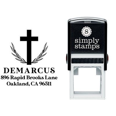 Cross Branch Religious Stamp - alternate view