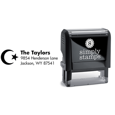 Religious Islam Outline Return Address Stamp - alternate view