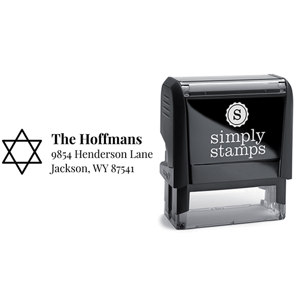 Religious Judaism Outline Return Address Stamp Lifestyle