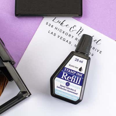Self-Inking Stamp Ink Refill, 1 oz Bottle | Trodat Ideal - alternate view