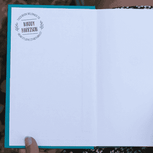 This Book Belongs to Round Branch Teacher Stamp Impression