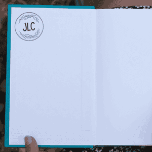 Custom Monogrammed Library Stamp Impression